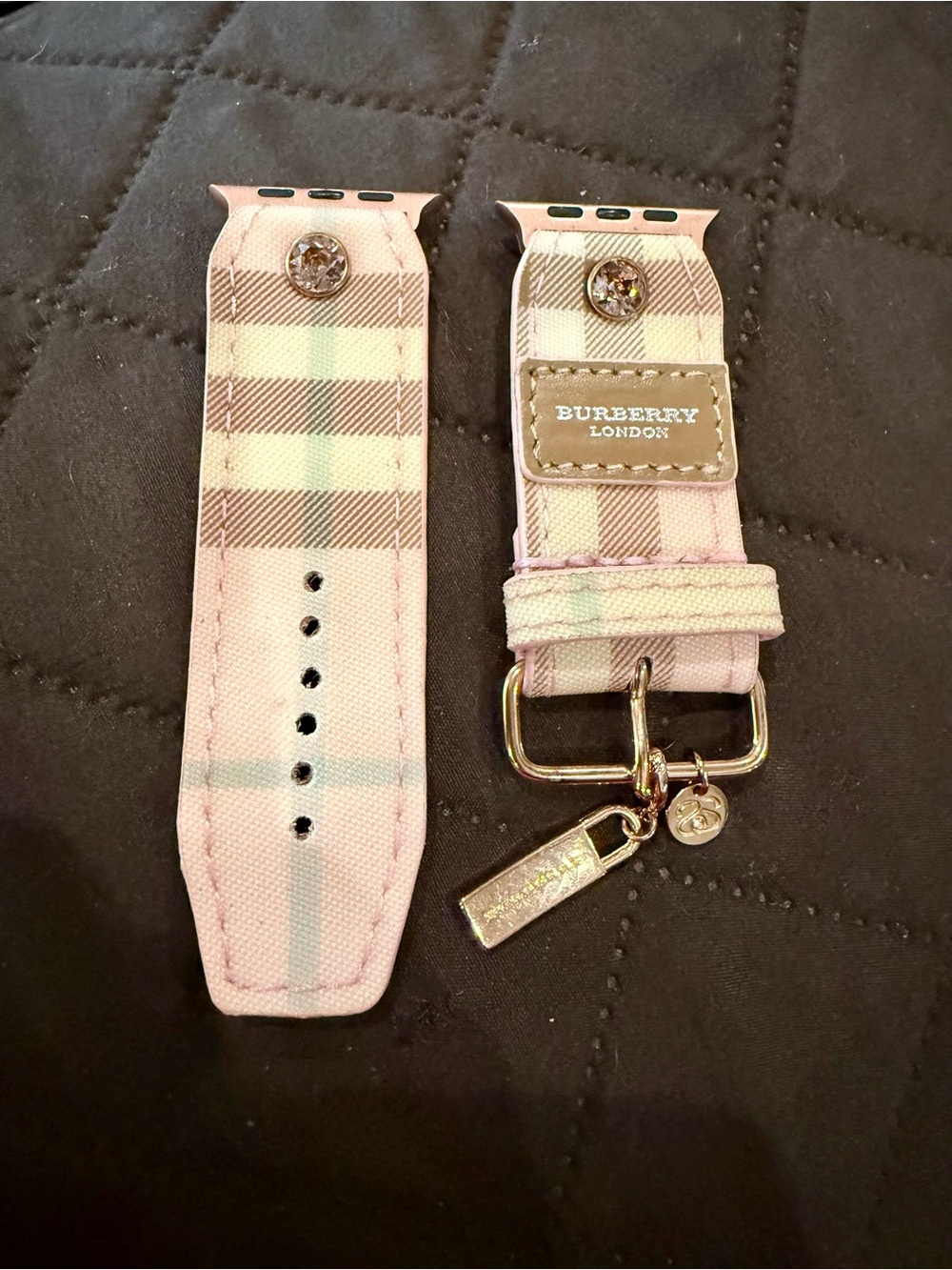 Authentic Burberry Watch Band with Patch